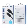 HDMI kábel v 2.1 Premium 3 m 8K čierny pre hráčov