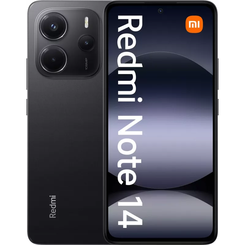 Xiaomi Redmi Note 14 16,9 cm (6,67) Hybrid Dual SIM 4G USB Type-C 8 GB 256 GB 5500 mAh čierny