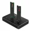 Qoltec 52274 M.2 SSD dokovacia stanica | NVMe | SATA | USB-C | DUAL 2 x 2TB