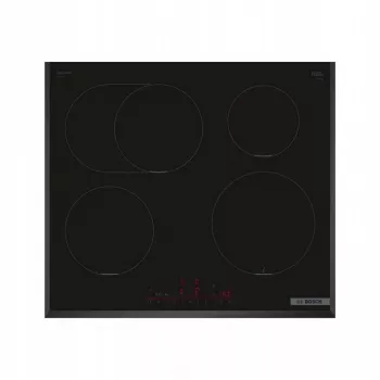 Indukčná varná doska Bosch PIF651HC1E, 60 cm, 4 zóny, dotykové ovládanie, čierna, 7400 W príkon