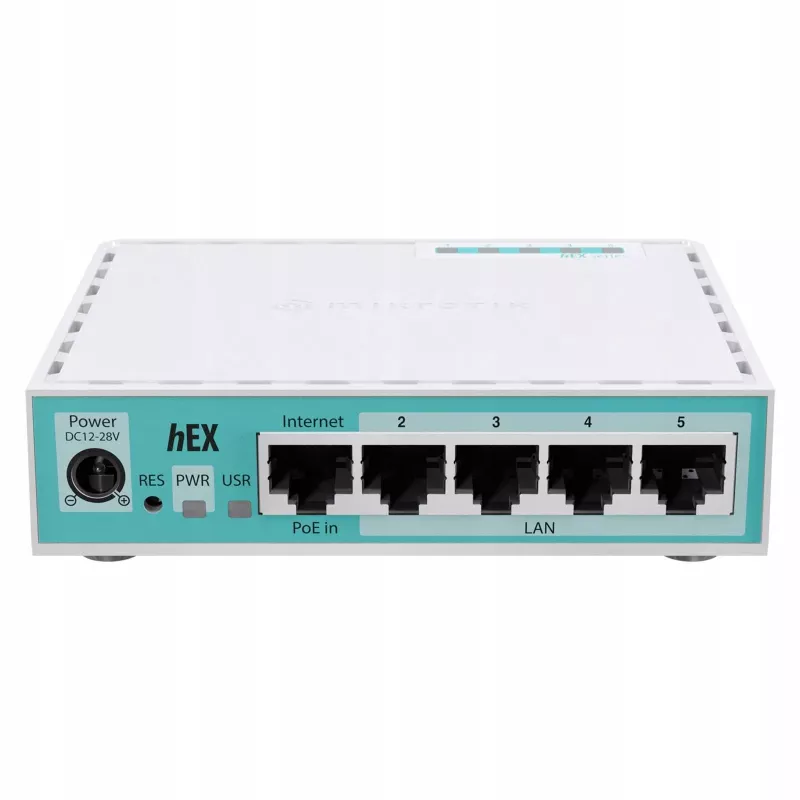 Mikrotik hEX káblový router Gigabit Ethernet biely