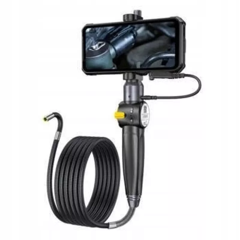 Ulefone uSmart E03 UF-EC03 endoskopická kamera, 1280x720 HD, sonda ovládateľná o 180° v dvoch smeroch, 6 LED, IP67, 1 m polotuhý kábel