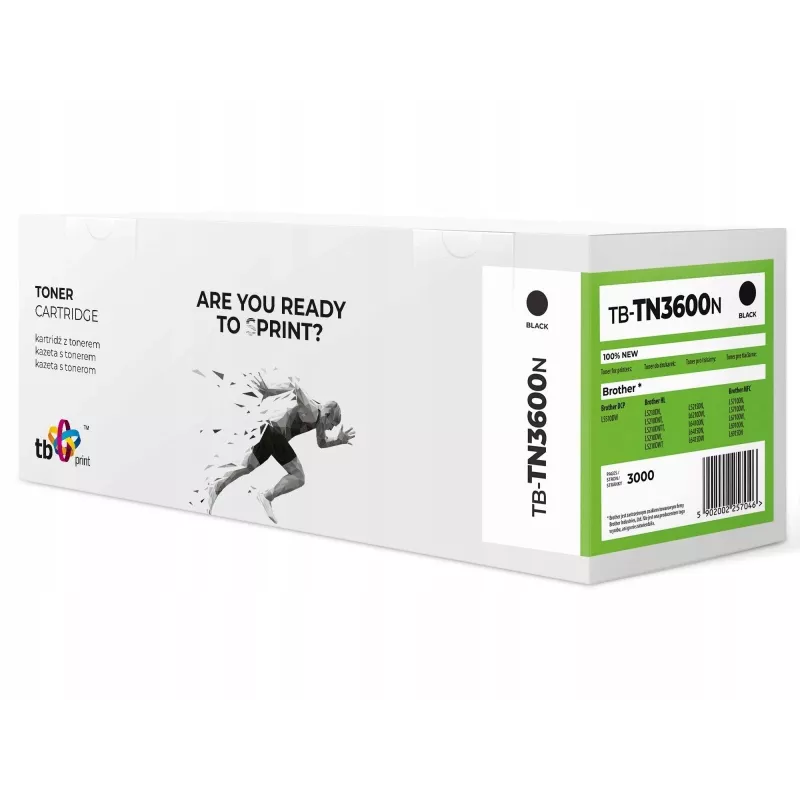 Toner Tb Print Pre Brother TN3600 TB-TN3600N Bk 100 % úplne nový