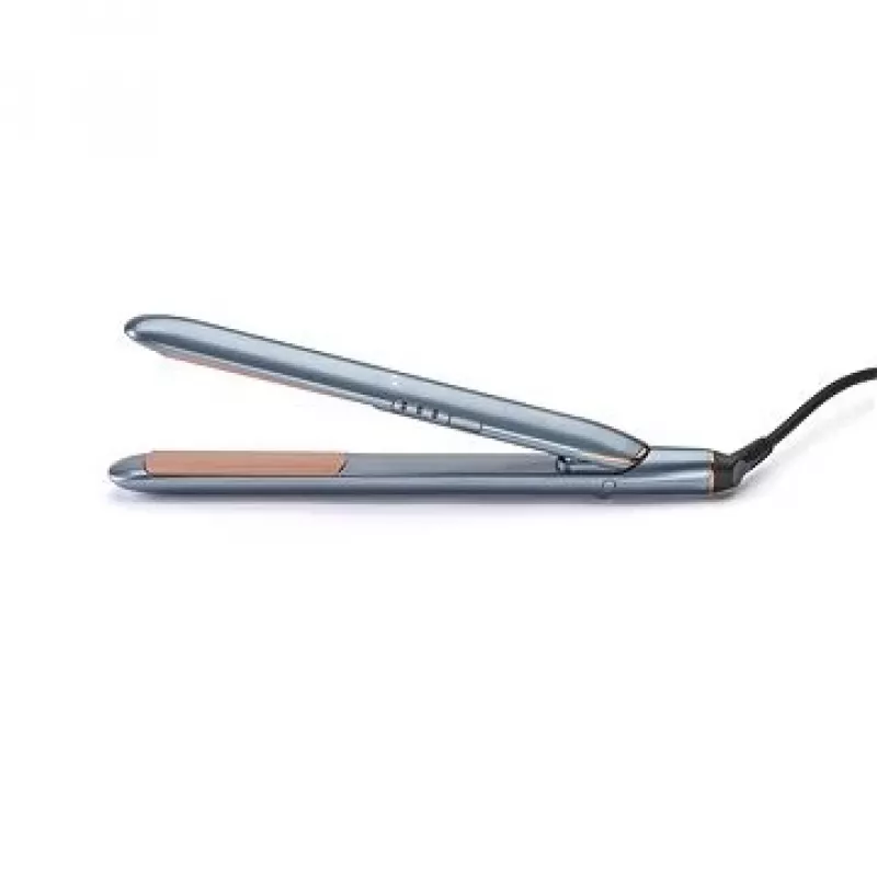 Žehlička na vlasy BABYLISS ST484E — keramické platne, Warm technológia, 230 V, 3,3 m kábel, čierna/zlatá