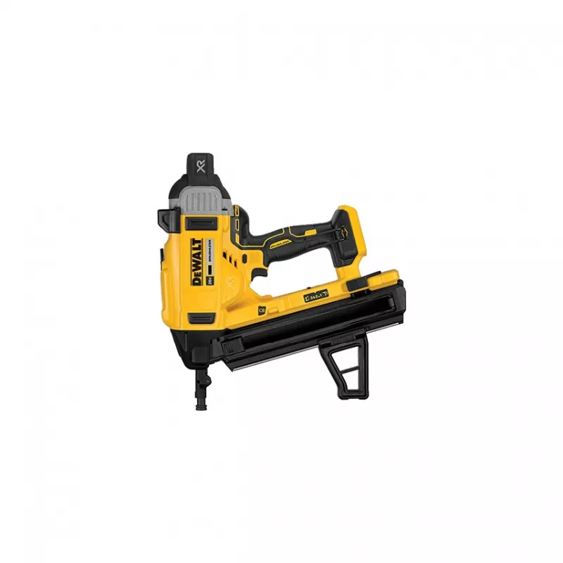 DeWALT DCN890N-XJ XR 18 V akumulátorová klincovačka na betón, bezuhlíková, šikmý zásobník, klince 13–57 mm, Ø 2,6 mm, bez akumulátora, čierno-žltá