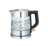 Severin WK 3468 Kanvica na vodu 1 l 2200 W čierna, nehrdzavejúca oceľ, transparentná