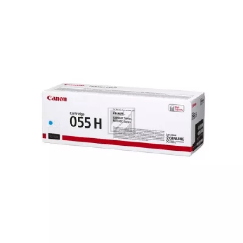 Canon 055H tonerkartuša 1 kus originálna azúrová