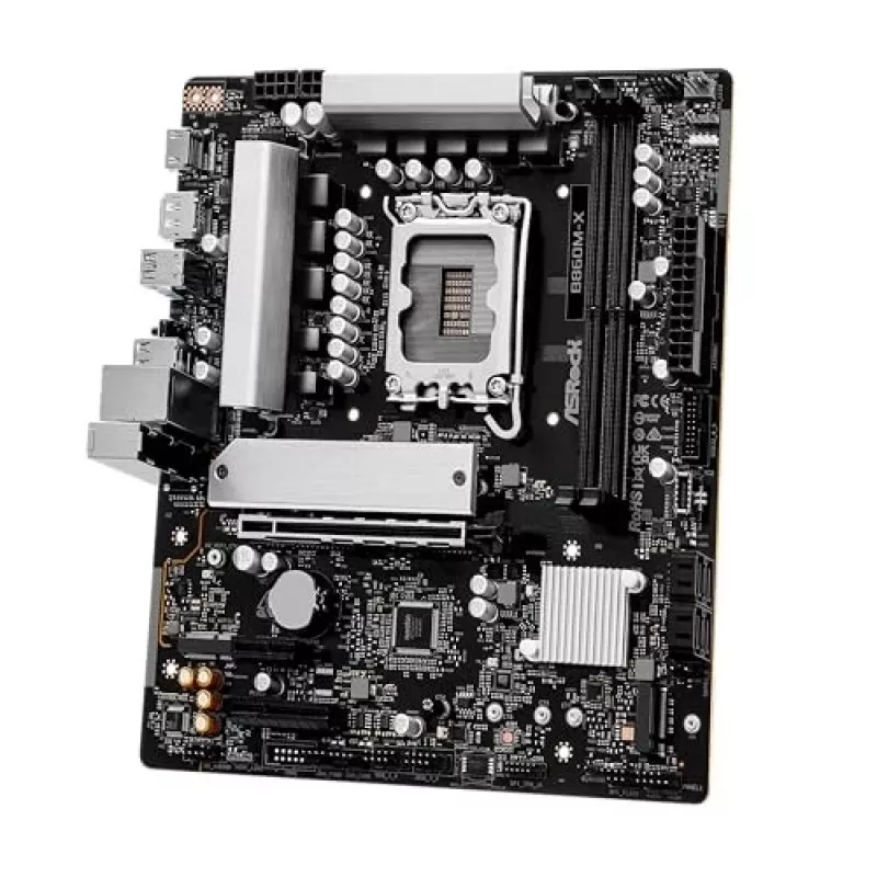 ASRock B860M-X základná doska, Intel B860, LGA 1851, micro ATX, DDR5