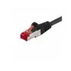 Wentronic Goobay CAT 6 patch kábel, S/FTP (PiMF), čierny, 5 m - LSZH bez halogénov, meď (68700)