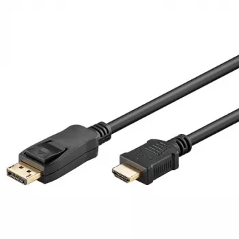 DisplayPort 1.2 na HDMI adaptérový kábel 1.4 4K @ 30Hz / Ultra High Speed HDMI kábel / pozlátený konektor pre bezchybný prenos signálu / laptop