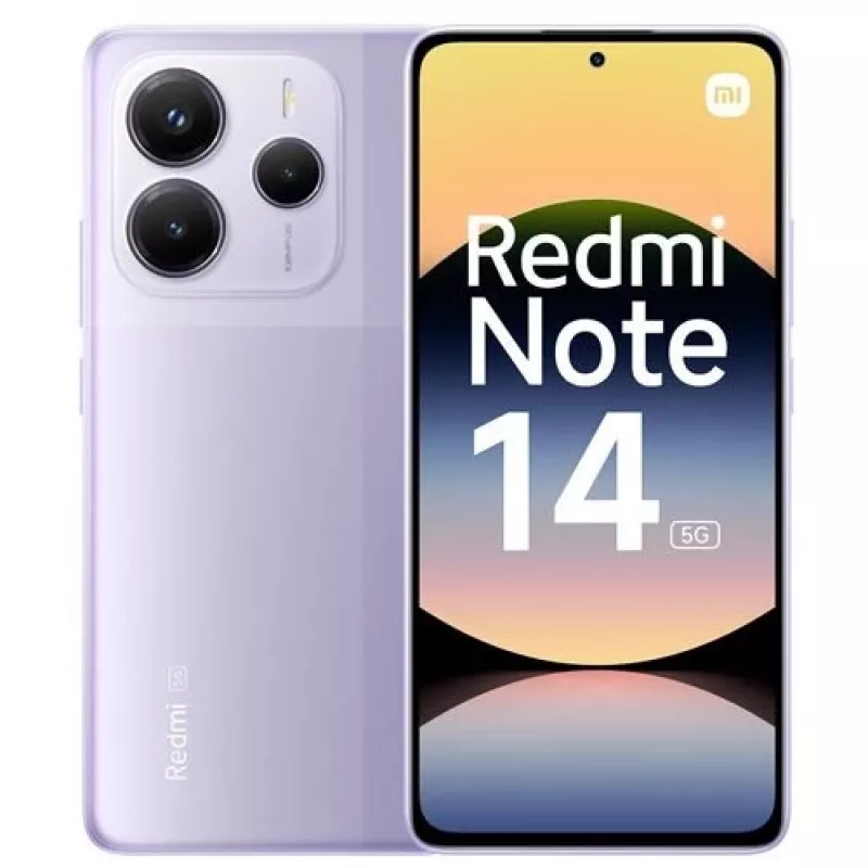 Smartphone Xiaomi Redmi Note 14 5G, 6,67 palca OLED, 8 GB RAM, 256 GB, levanduľová, 5110 mAh