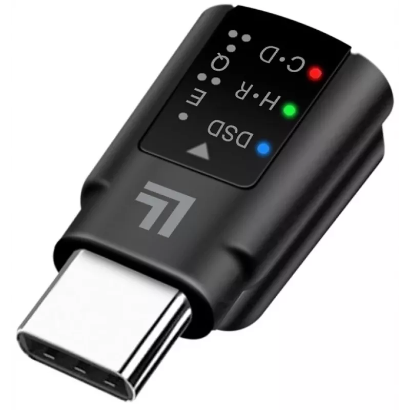 LogiLink USB-C DAC audio adaptér. USB-C/M na 3.5 Mm/F. čierny
