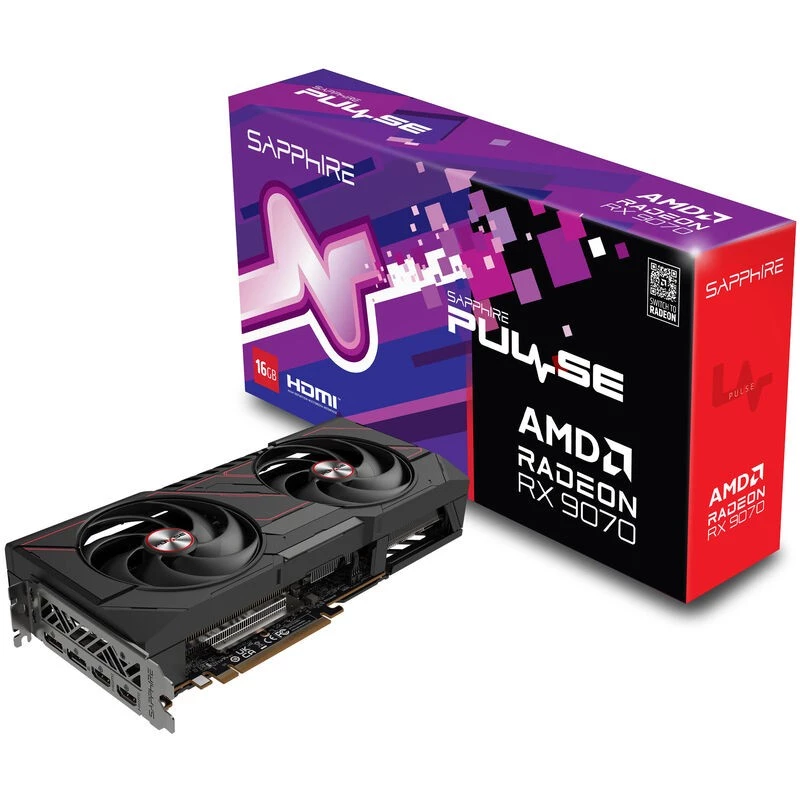 SAPPHIRE PULSE Radeon RX 9070 16GB GDDR6 grafická karta