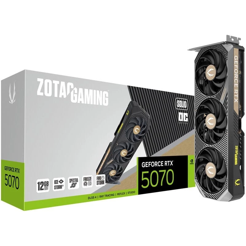Grafická karta Zotac GAMING GeForce RTX 5070 SOLID OC