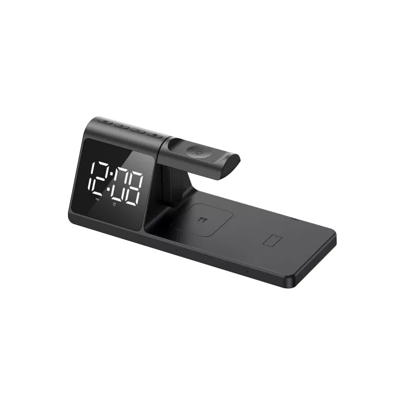Havit W3042 - 3-in-1 bezdrôtová nabíjacia stanica, čierna