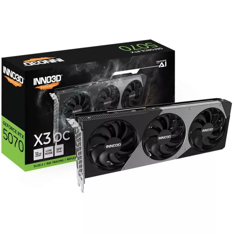 INNO3D GeForce RTX 5070 X3 OC 12GB GDDR7 grafická karta
