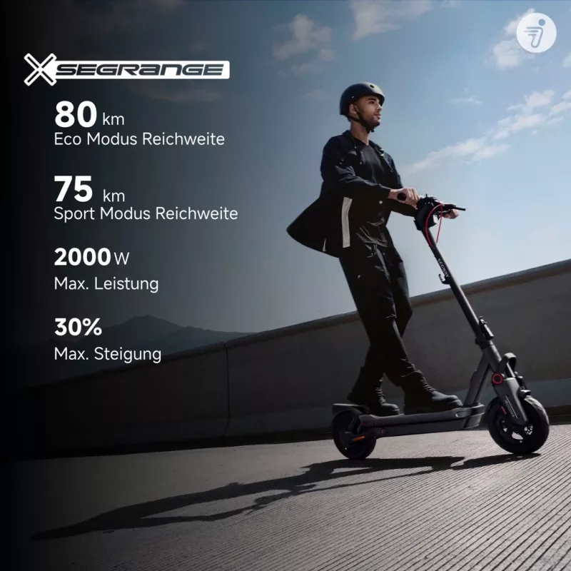 Klasická kolobežka Segway Ninebot MAX G3 D čierna sivá červená