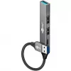 Goobay Slim 4-portový USB hub, USB-A na USB-C™/USB-A, USB 3.2 (74458)