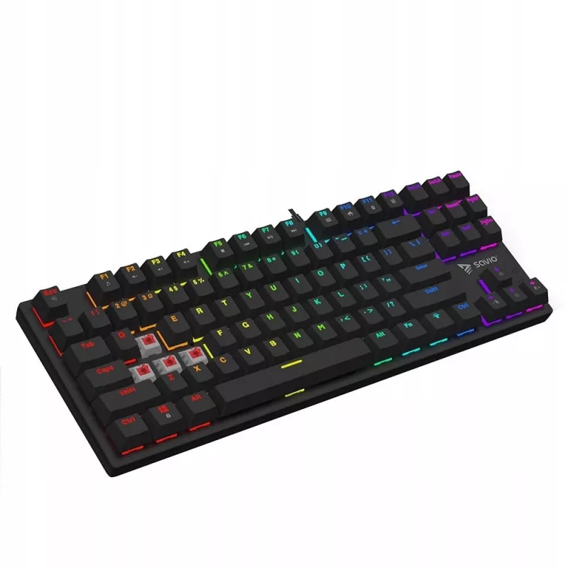 Mechanická klávesnica RGB Tempest X2 Outemu Red Savio Savgk-tempest X2 Red
