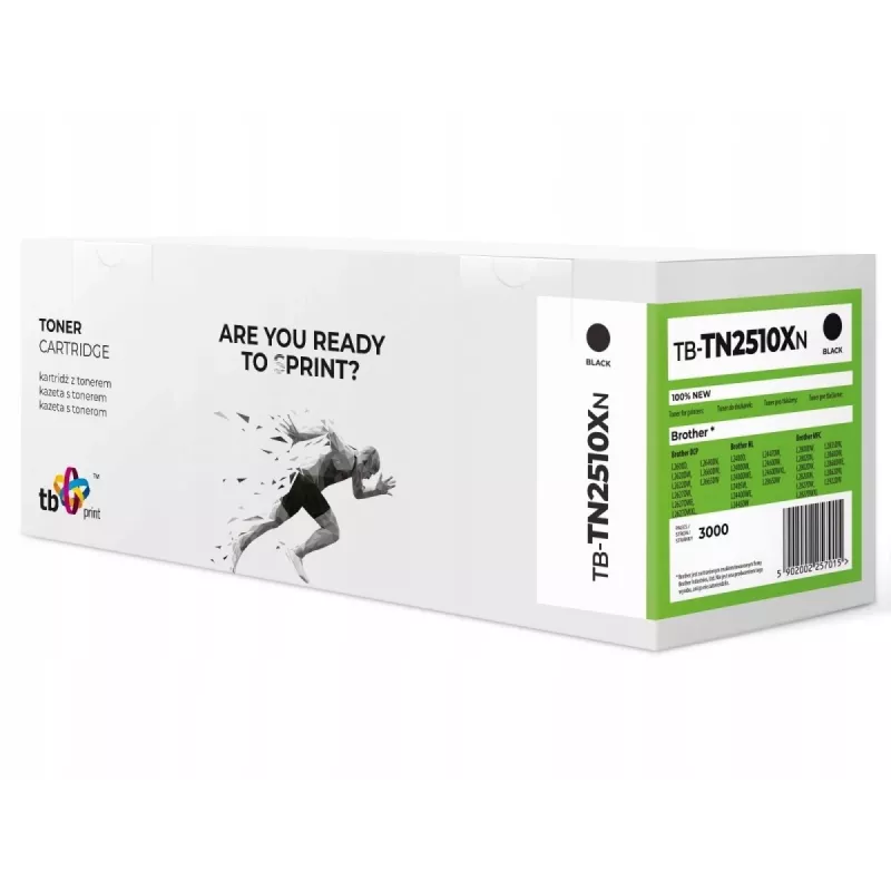 Toner pre Brother TN2510XL TB-TN2510XN BK 100% nový