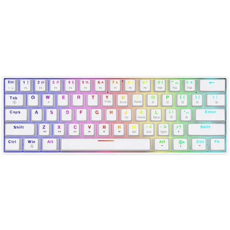 Mechanická klávesnica Whiteout X2, Blue Outemu, Hot Swap Savio Savgk-white