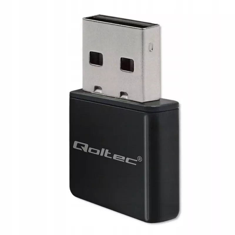 Wi‑Fi USB adaptér QOLTEC NANO 56986 — Mini-N, USB 2.0, 802.11n