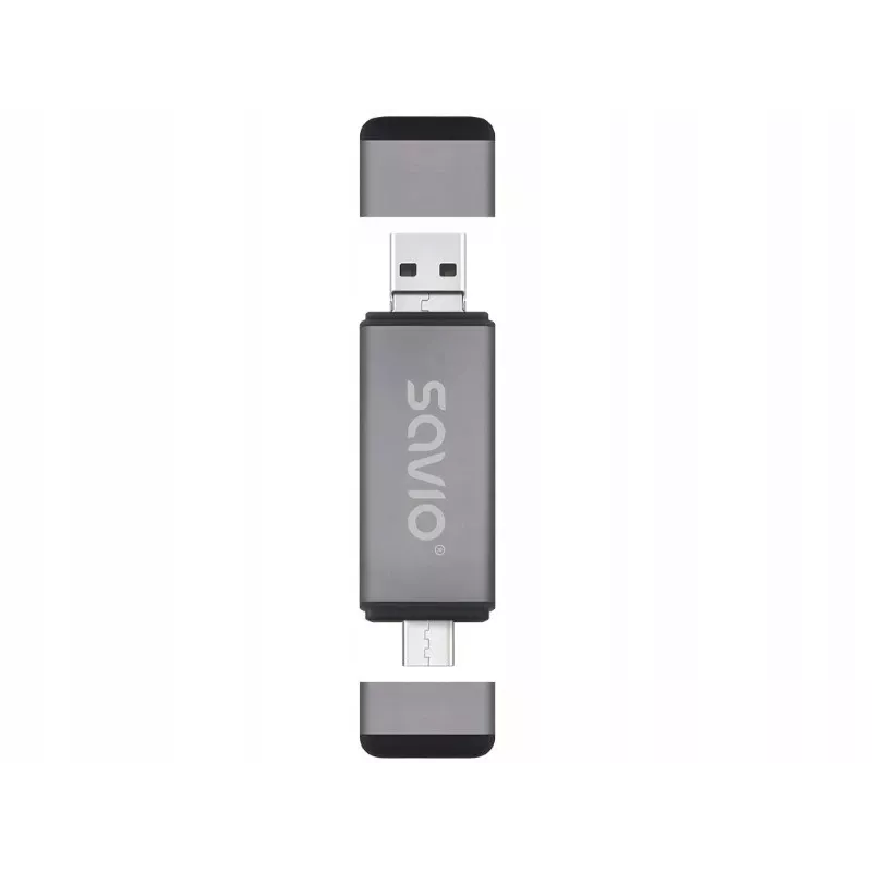 SD-čítacia kariet 3-in-1, USB-C + USB-A 2.0 + Micro-USB