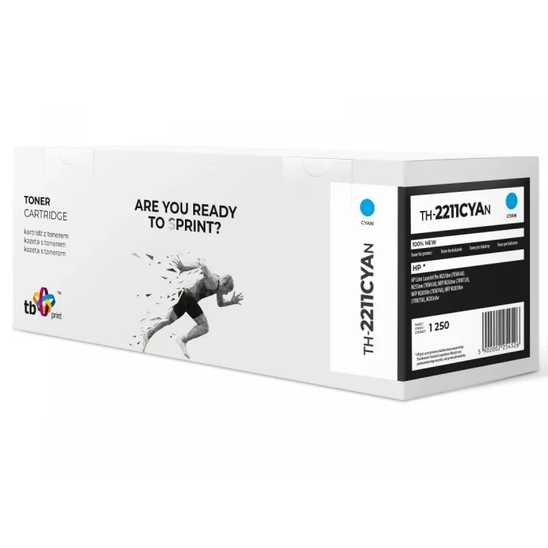 Toner pre HP Color LJ Pro M255 W2211A TH-2211Cyan 100% nový CY