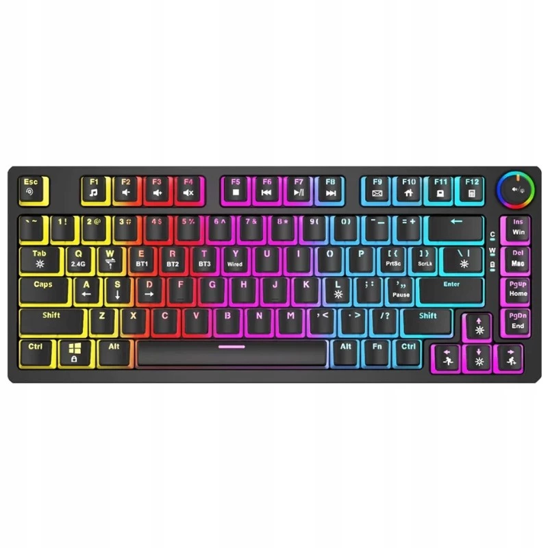 Herná klávesnica Savio SAVGK-PHENIX RED PUDDING mechanická RGB Wireless