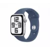 Apple Watch SE GPS 40mm hliníkové puzdro strieborné s Denim športovým remienkom