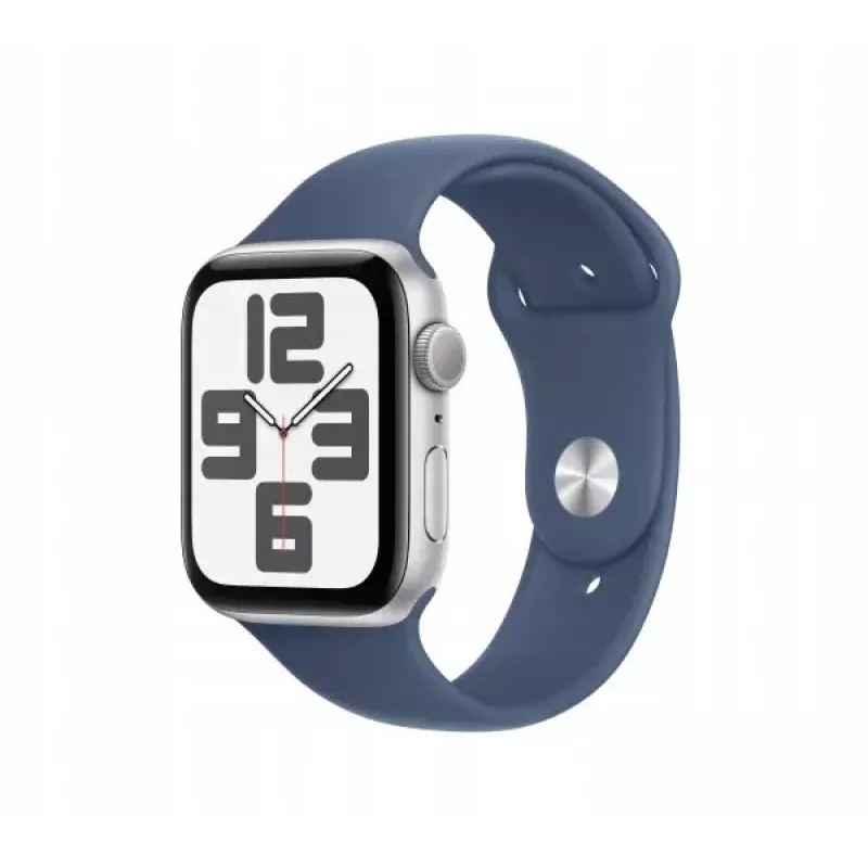 Apple Watch SE GPS 40mm hliníkové puzdro strieborné s Denim športovým remienkom