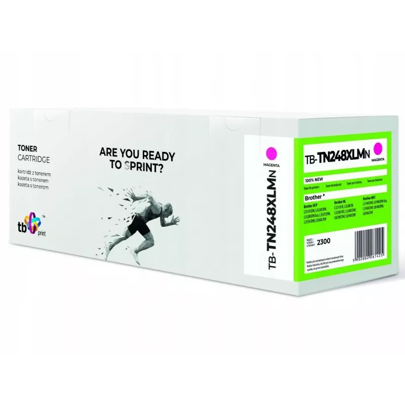 Toner pre Brother TN248XLM TB-TN248XLMN 100% nový purpurový