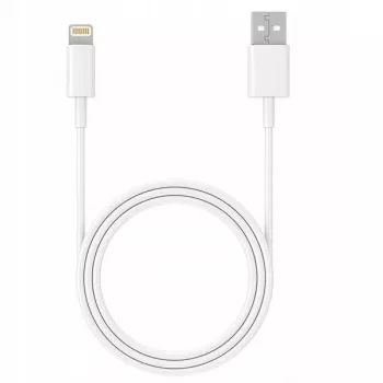 Kábel USB 2.0 iPhone AM-lightning 1m biely