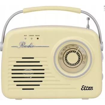 Rádio Eltra Radio Luiza Retro SP-11 MP3 USB SD vanilkové