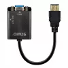 Adaptér HDMI-VGA s audiom AK-76 Savio SAVAK-76