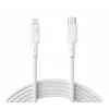 CB-SCL2 Biely silikónový kábel Lightning-USB-C USB Power Delivery USB-PD