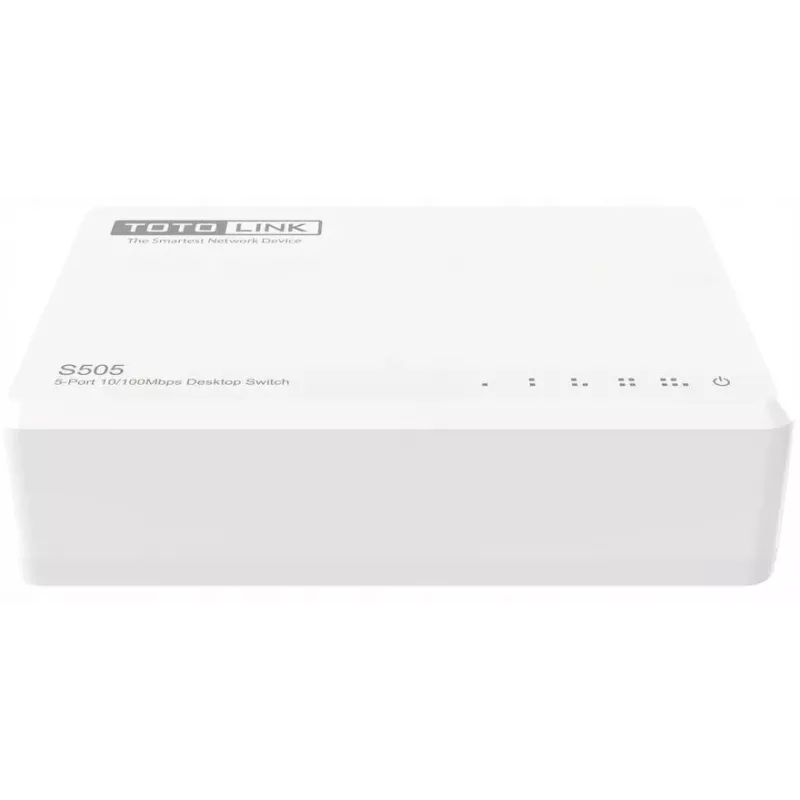 Nespravovaný switch TOTOLINK S505-V5 5 portov Fast Ethernet 10/100 biela