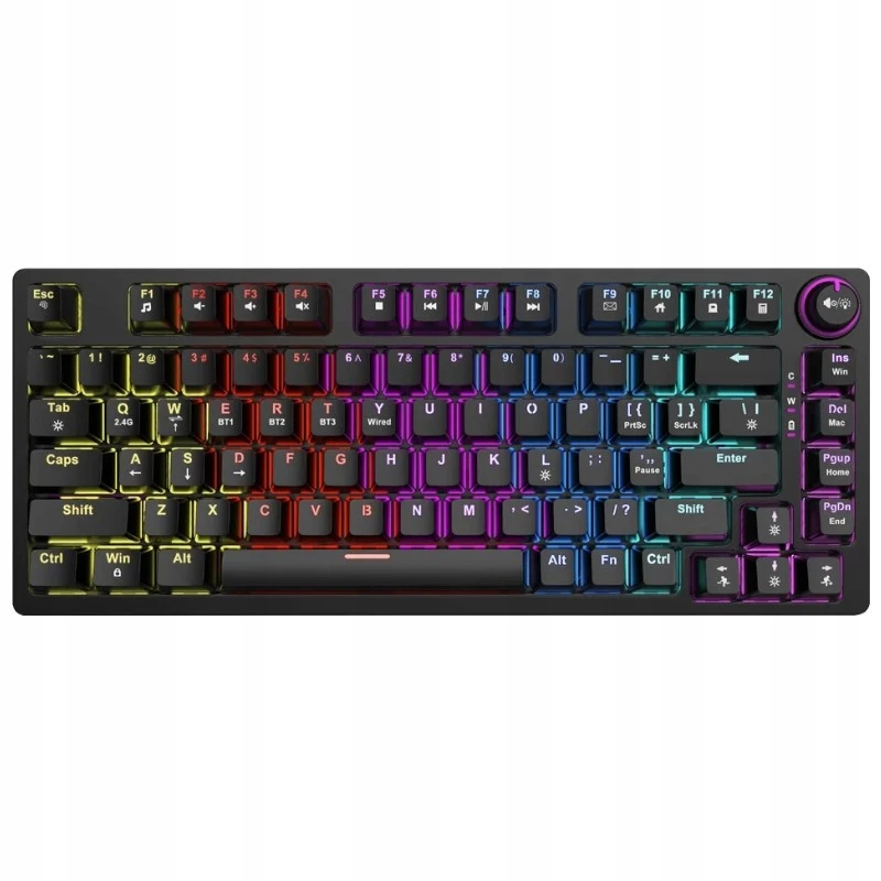 Savio Phenix SAVGK-RED herná klávesnica USB RF Wireless Bluetooth QWERTY