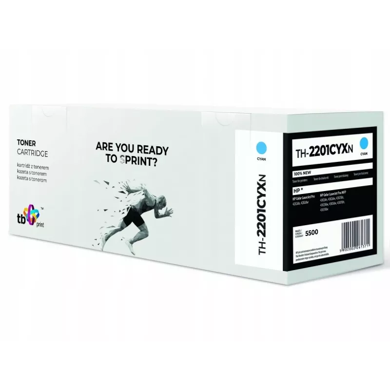Toner pre HP Color LaserJet Pro 4202 W2201X TH-2200CYXN 100% nový azúrový