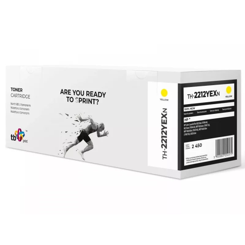 Toner pre HP Color LJ Pro M255 W2212X TH-2212YEXN 100% nový YE