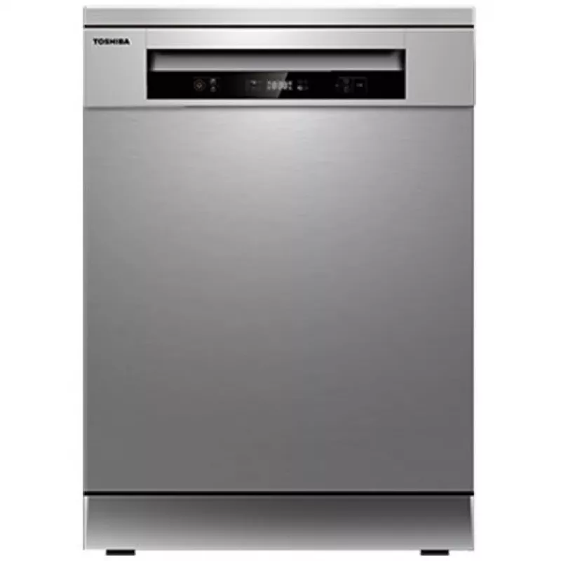 Toshiba DW-14F5EE(S)-PL voľne stojaca umývačka riadu, 60 cm, 14 súprav, strieborná
