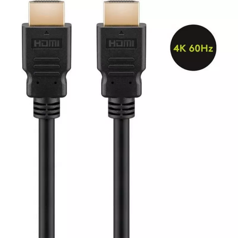 Goobay 60627 High Speed HDMI kábel s Ethernetom, 4K/60 Hz, čierny | HDMI | 15 m