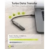 Goobay USB hub 74456 Type-A 5000 Mbit/s svetlosivý