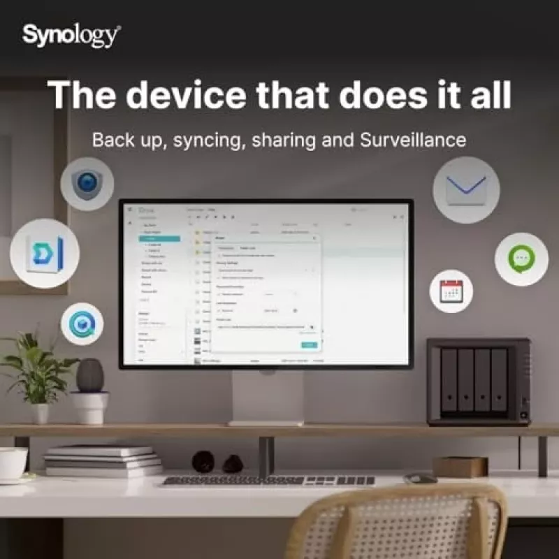 Synology DiskStation DS925+ NAS/storage server Ryzen Embedded V1500B 4 GB DDR4 0 TB čierny