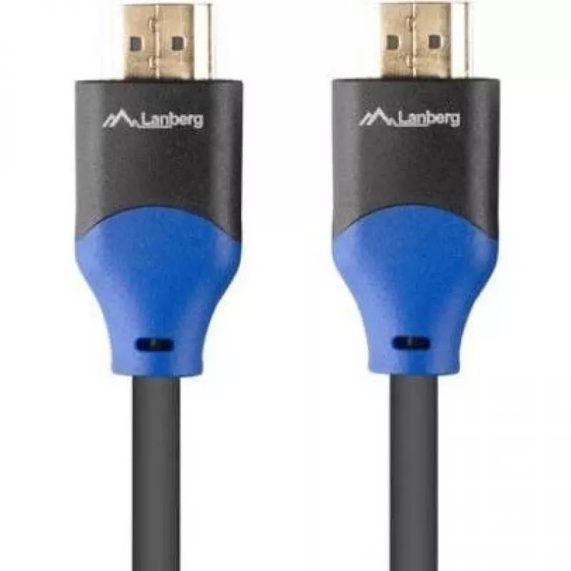 HDMI kábel Lanberg CA-HDMI-15CU-0030-BK 3m HDMI typ A konektor samec 18 Gbit/s