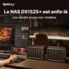 Synology DiskStation DS1525+ NAS/Storage Server Ryzen Embedded V1500B 8 GB DDR4 0 TB čierna