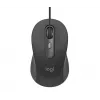 Logitech Signature Wired M520 for Business optická drôtová myš USB-C Plug-and-Play Windows/Mac/Chrome/PC/laptops – Graphite