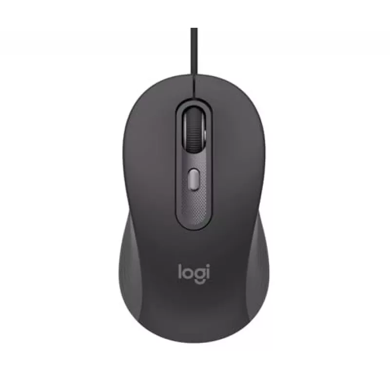 Logitech Signature Wired M520 for Business optická drôtová myš USB-C Plug-and-Play Windows/Mac/Chrome/PC/laptops – Graphite