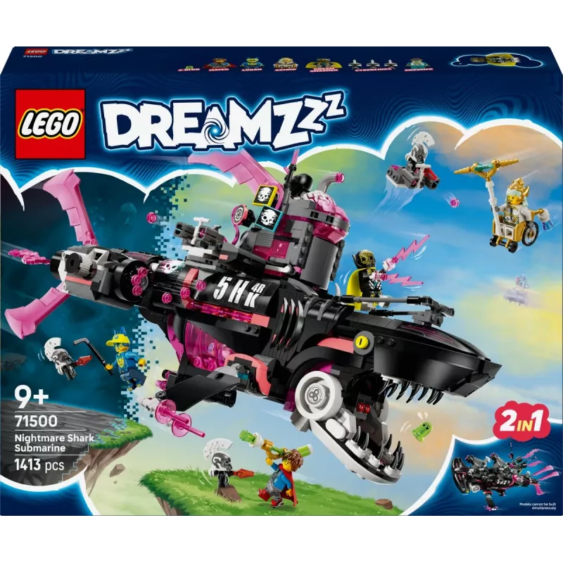 LEGO® DREAMZzz™ Nightmare Shark Submarine hračka 71500