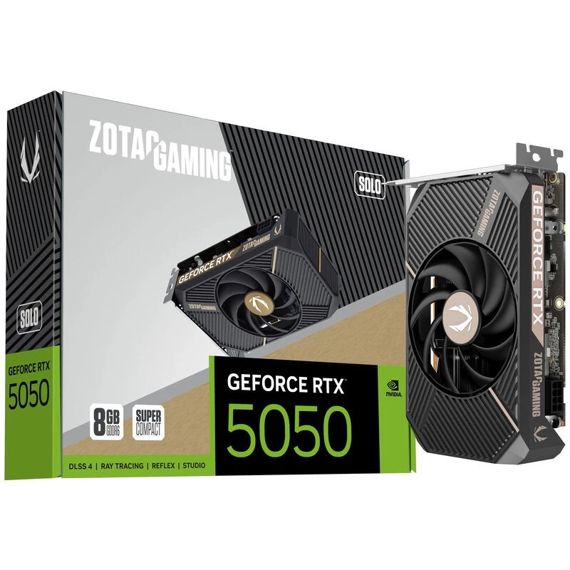 ZOTAC GAMING GeForce RTX 5050 SOLO 8GB GDDR6 grafická karta